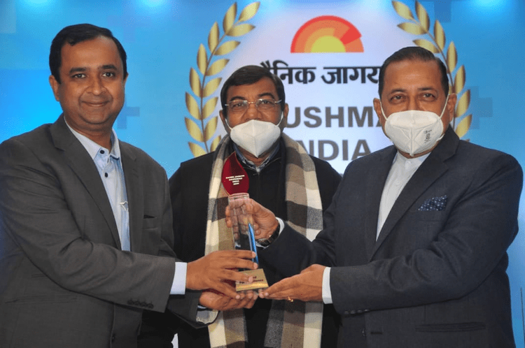 Award for Excellence from Dainik Jagran