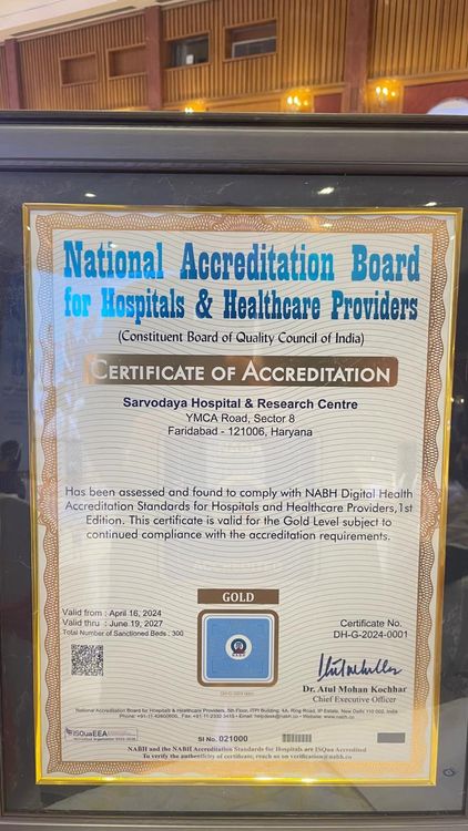 India's First Gold NABH Digital Health Accreditation