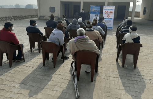 Tobacco Cessation Awareness Program in village Mirjapur